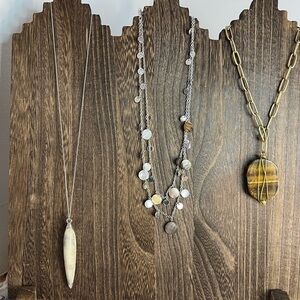 Vince Camuto Cookie Lee & Julio Necklaces Set of 3 B33